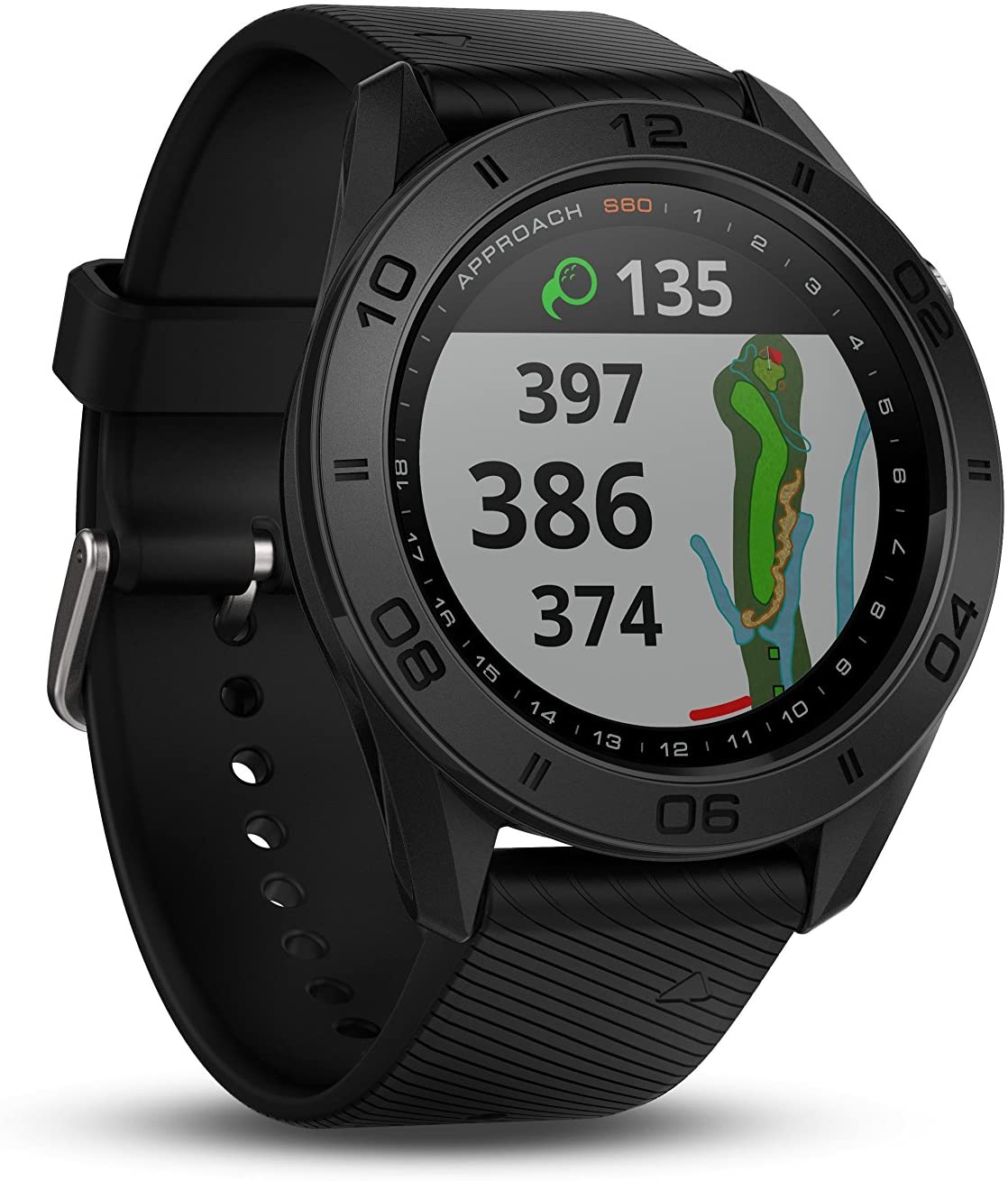 Garmin Approach S60 Premium GPS Golf Watch, Black – topsportsdr